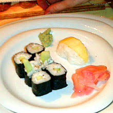 sushi stukjes